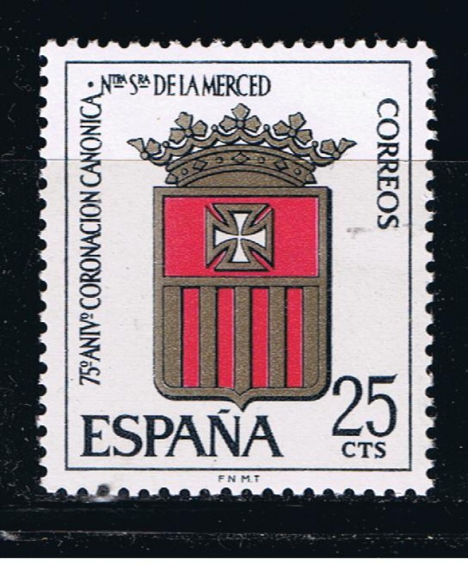 Edifil  1521  LXXV aniver. de la coronación de Nuestra Señora de la Merced.  