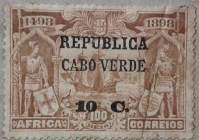 republica de cabo verde. africa 1498 1898 