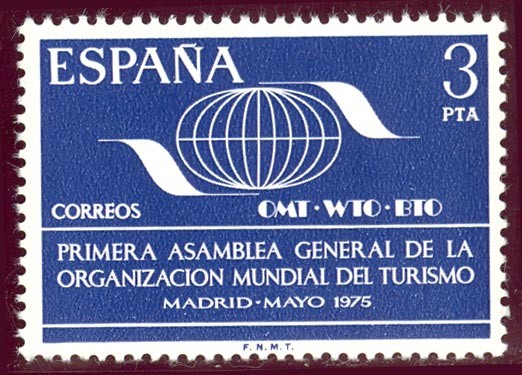 1975 Primera Asamblea General de la Organización Mundial de Turismo - Edifil:2262