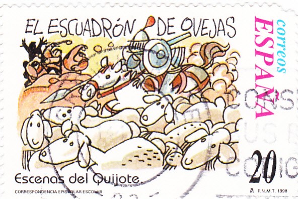 Escenas del Quijote- EL ESCUADRÓN DE OVEJAS   (H)