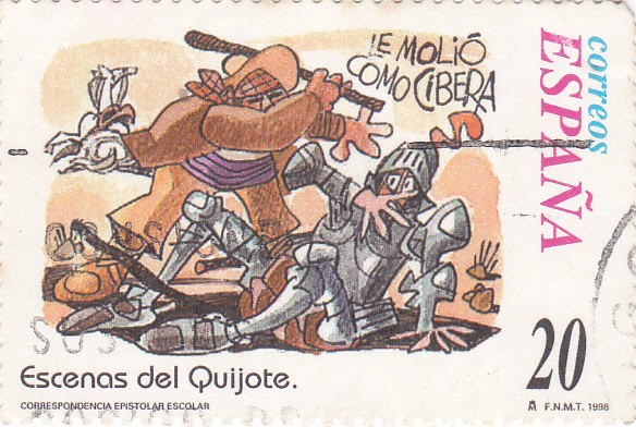 Escenas del Quijote- LE MOLIÓ COMO CIBERA   (H)