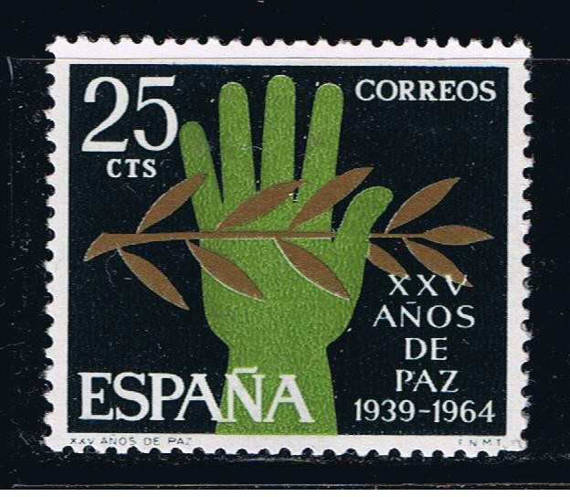 Edifil  1576  XXV años de Paz Española. 
