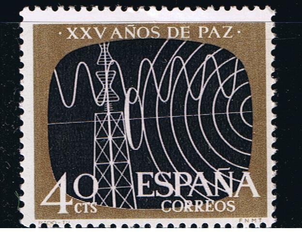 Edifil  1578  XXV años de Paz Española. 