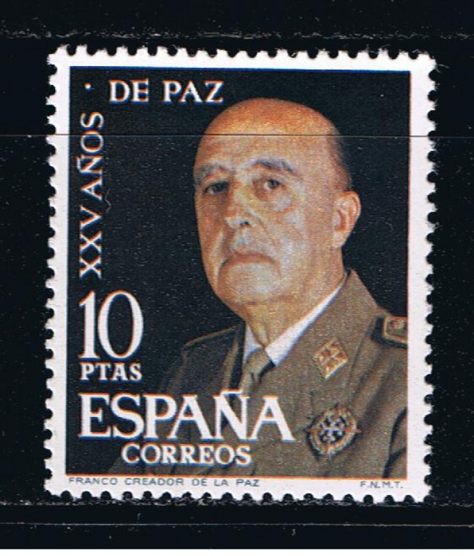 Edifil  1589  XXV años de Paz Española. 