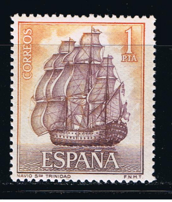Edifil  1605  Homenaje a la Marina Española.  