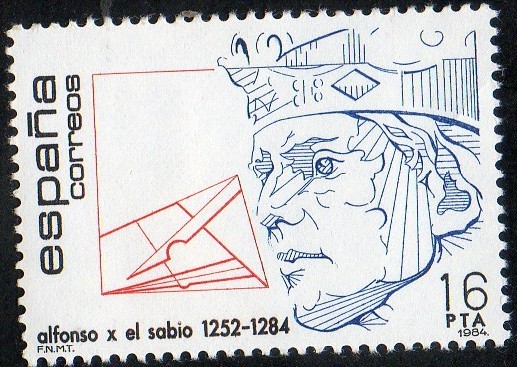2759- Centenarios. Alfonso X el Sabio ( 1252-1284 ).
