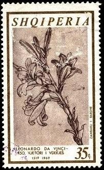 Leonardo da Vinci, 450 aniv. fallecimiento. Flores.