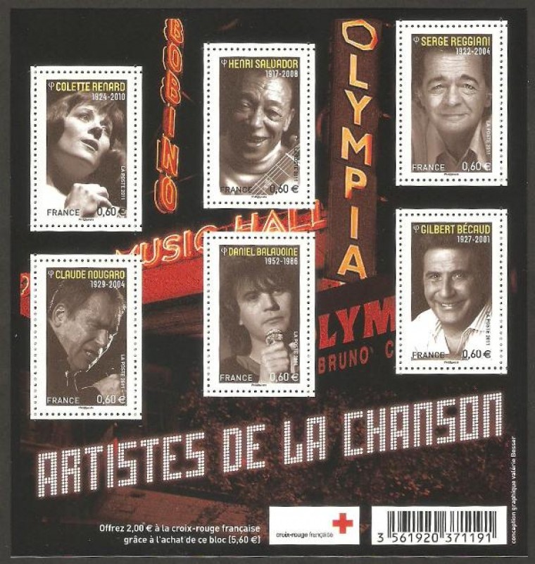 4605 a 4610 - Artistas de la canción francesa