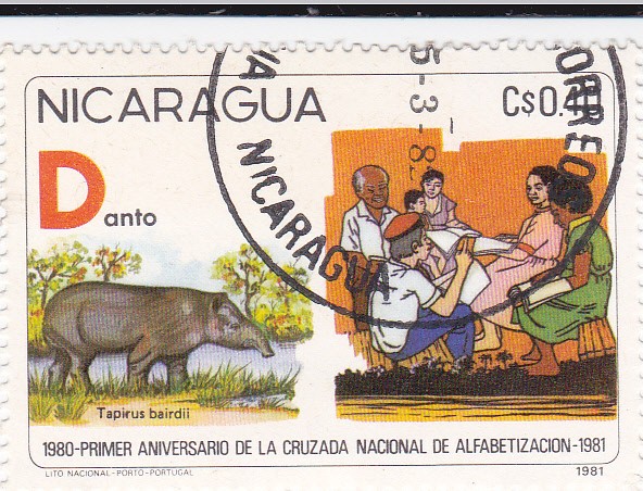 1980-Primer Aniversario de la Cruzada Nacional de Alfabetización