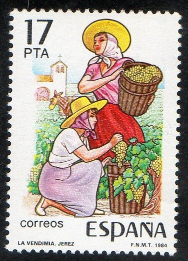 2747- Grandes fiestas populares españolas. La Vendimia, Jerez de la Frontera.