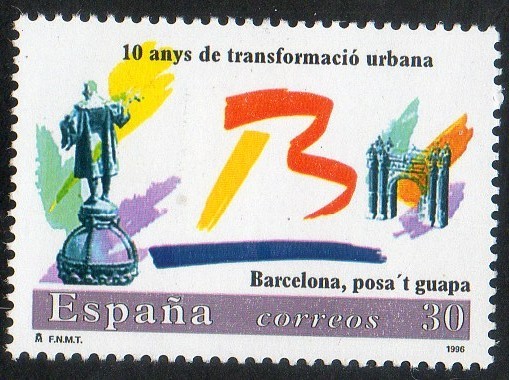 3411- Barcelona ponte guapa. Logotipo. 