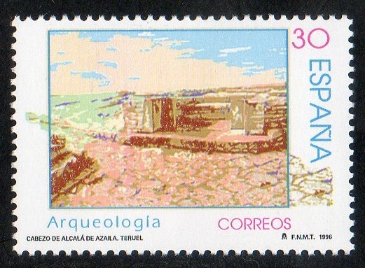 3449- Arqueología. Cabezo de Alcalá de Azaila. ( Teruel. ).