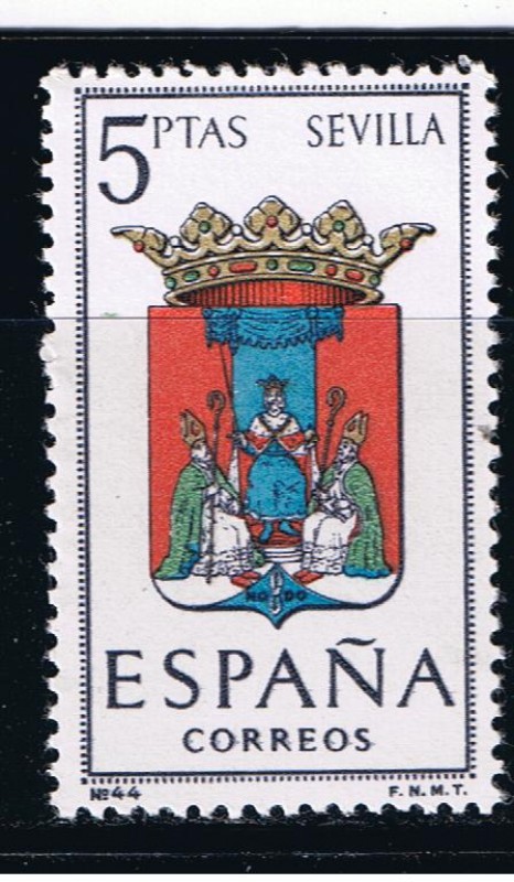 Edifil  1638  Escudos de las capitales de provincias españolas.  