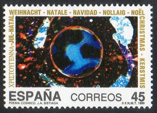 3085- Navidad 1990. Poema cósmico.