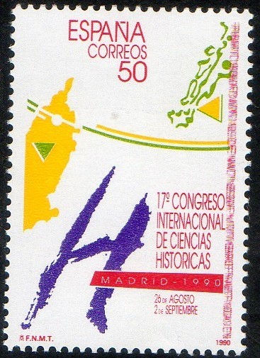 3075- XVII Congreso Internacional de Ciencias Hitóricas. Logotípo.