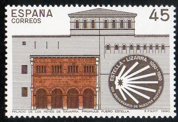 3071- Centenarios. IX centenari de la promulgación del Fuero de  Estella.
