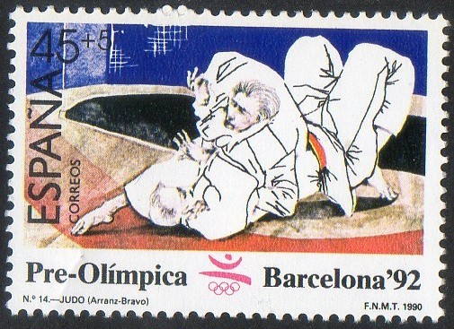 3056- Barcelona ' 92. I V Serie Pre-olímpica. Judo.