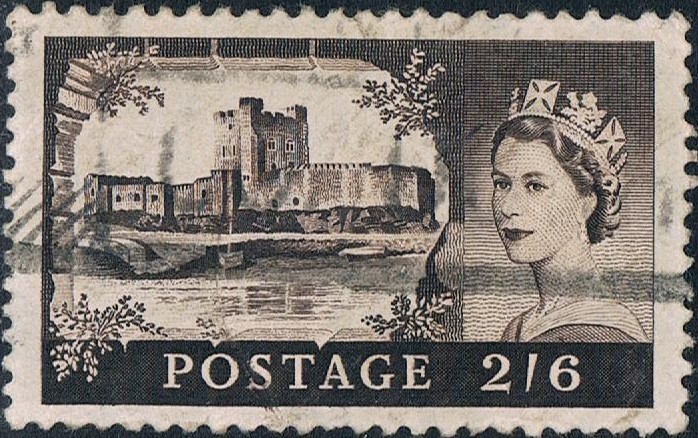 ISABEL II Y CASTILLO DE CARRICKFERGUS (IRLANDA) 1968. Y&T Nº 502