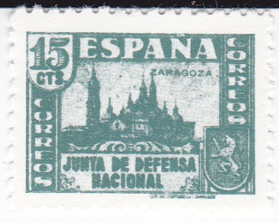 JUNTA DE DEFENSA NACIONAL - Basílica del Pilar, Zaragoza   (I)