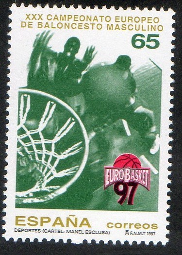 3495- XXX Campeonato Europeo de baloncesto masculino. Logotipo.