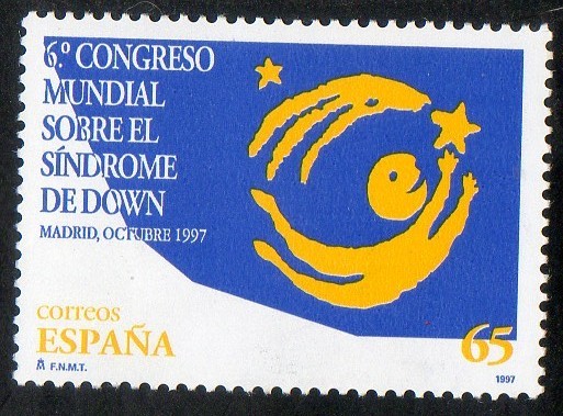 3517- 6º Congreso Mundial sobre el Síndrome de Down. Logotipo.