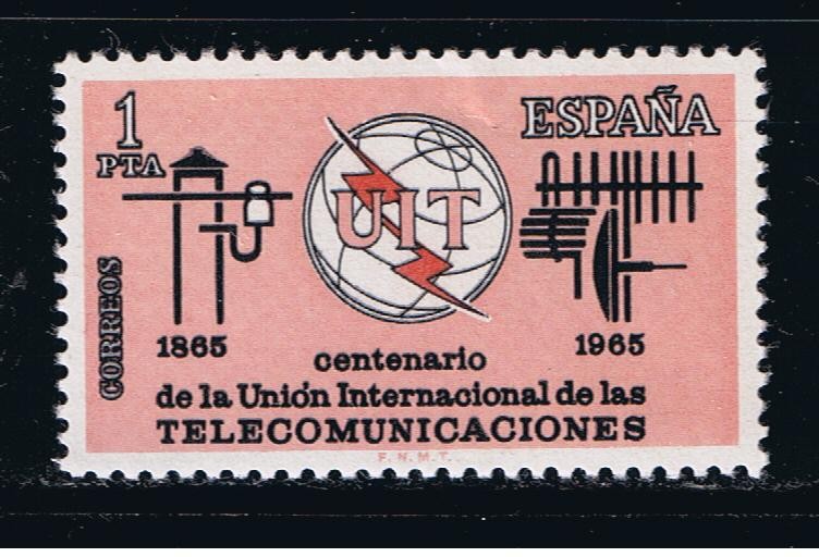 Edifil  1670  Centenario de la Unión Internacional de las Telecomunicaciones.  · Dibujos alusivos. 
