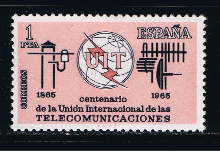 Edifil  1670  Centenario de la Unión Internacional de las Telecomunicaciones.  · Dibujos alusivos. 