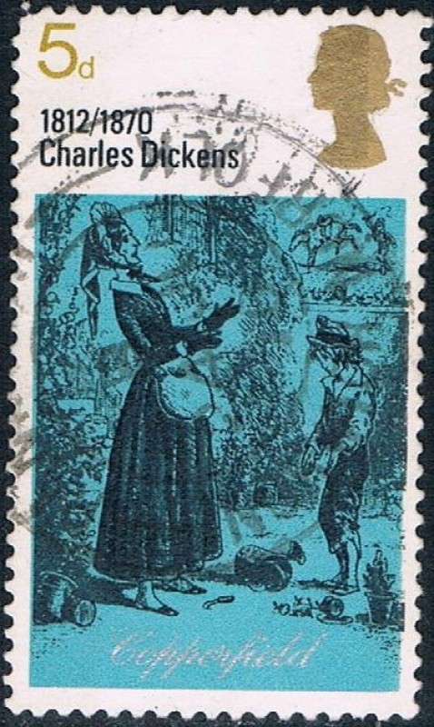 CENT. DE LA MUERTE DE CHARLES DICKENS. COPPERFIELD. Y&T Nº 593