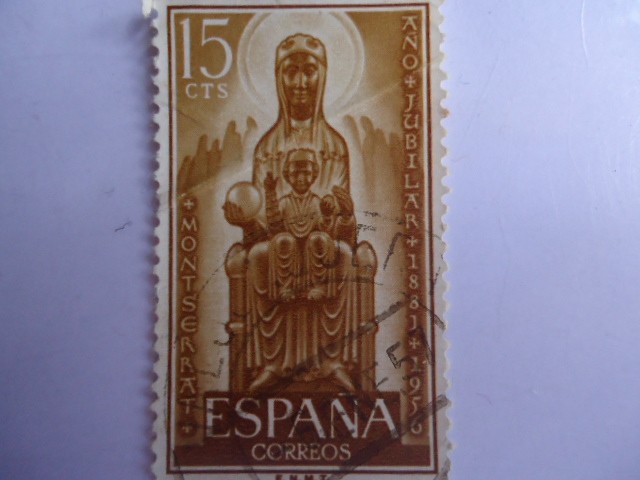Año Jubilar  de Monserrat(1881-1956)Monasterio de Monserrat. Ed:1192