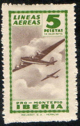 Lineas Aerias Iberia . Pro-Montepio.
