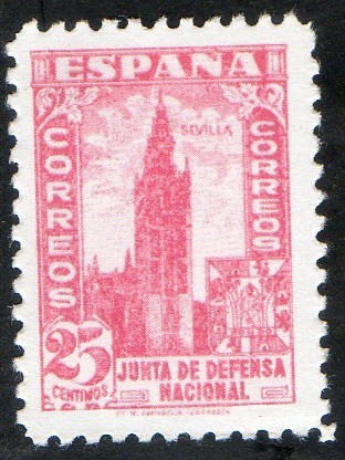 807- Junta de Defensa Nacional. Giralda de Sevilla.