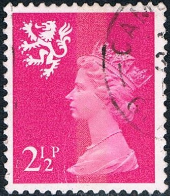 EMISIONES REGIONALES TIPO MACHIN 1971-78. ESCOCIA. Y&T Nº 624