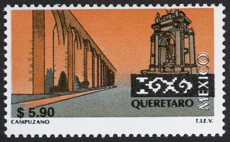 MEXICO - Zona de monumentos históricos de Querétaro.