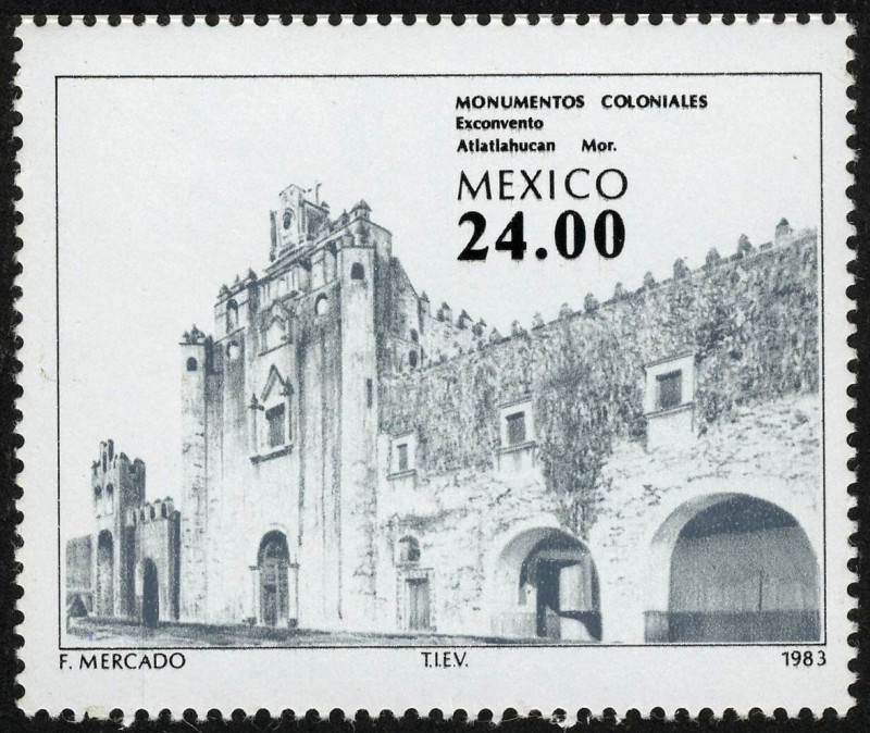 México – Primeros monasterios del siglo XVI sobre las laderas del Popocatepetl