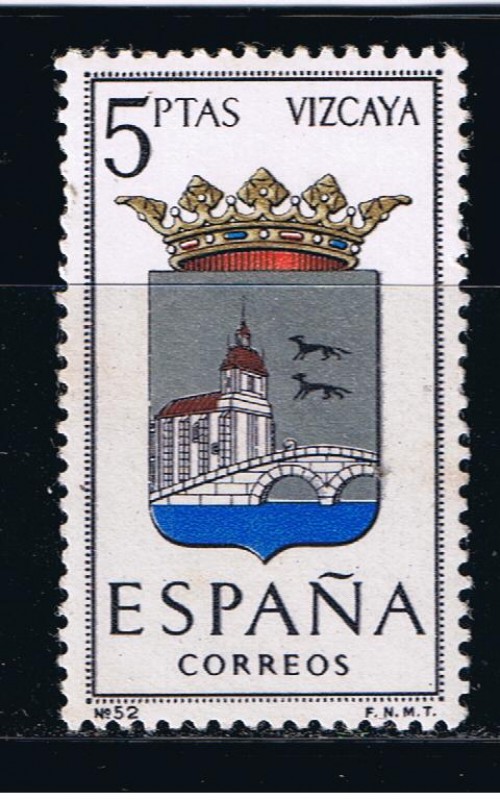 Edifil  1699  Escudos de las capitales de provincia españolas y de España.  