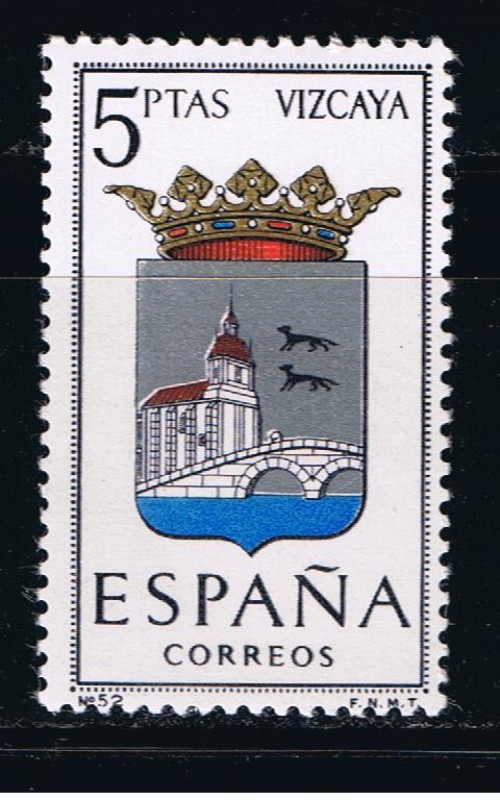 Edifil  1699  Escudos de las capitales de provincia españolas y de España.  