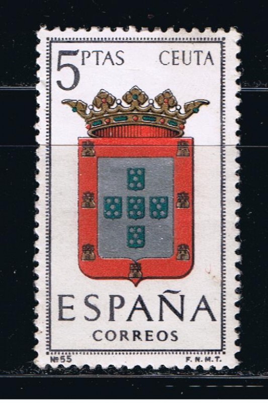 Edifil  1702  Escudos de las capitales de provincia españolas y de España.  