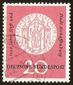 100 JAHRE ASCHAFFENBURG - DEUTSCHE BUNDESPOST