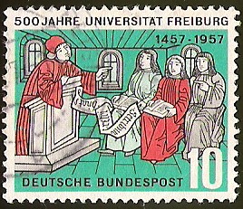 500 JAHRE UNIVERSITAT FREIBURG - DEUTSCHE BUNDESPOST