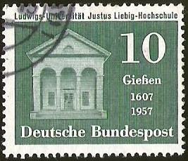 300 JAHRE UNIVERSITAT GIEBEN - DEUTSCHE BUNDESPOST