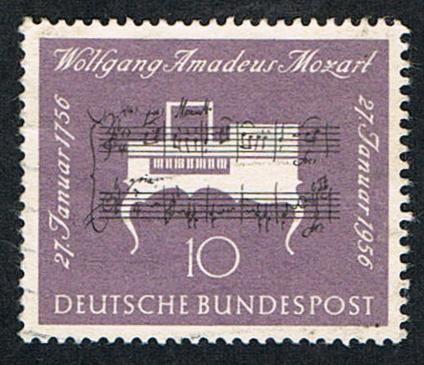 DEUTSCHE BUNDESPOST-AMADEUS MOZART