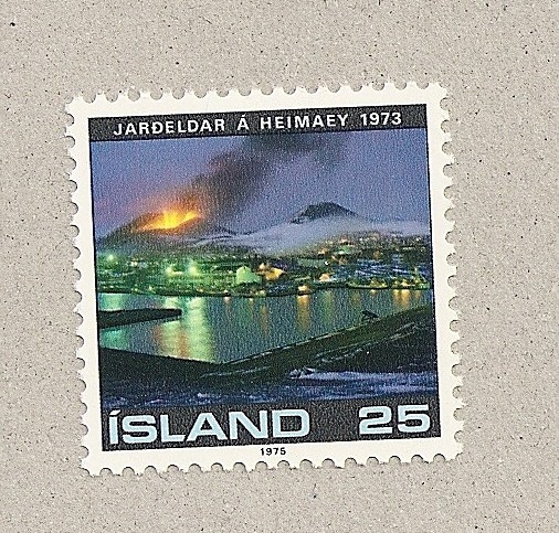 Erupción volcán Helmaey