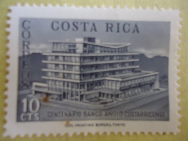 Centnario Banco Anglo Costarricense.