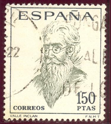 1966 Literatos Españoles.Valle Inclán - Edifil:1758