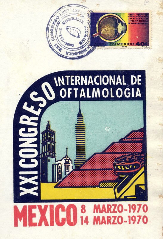 Tarjeta Máxima-primer día.-11vo congreso int. de oftalmologia