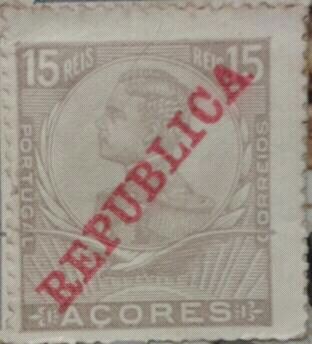 acores portugal 15 reis 1912