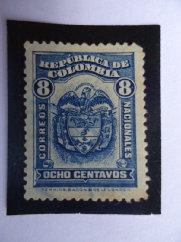 ESCUDO - República de Colombia - Correos Nacionales.