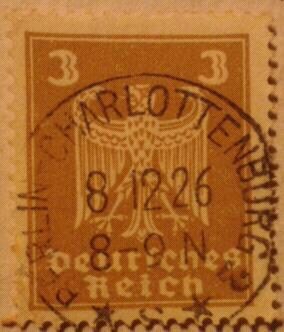 deutfches reich aguila 1924