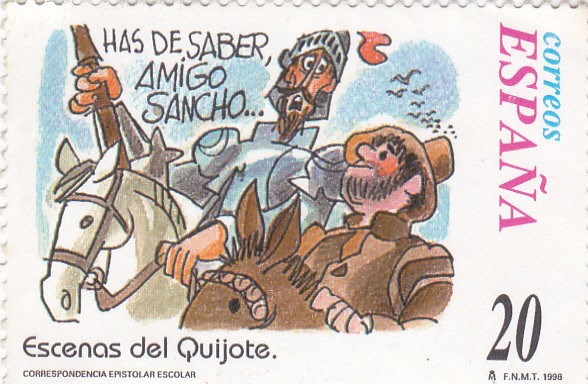 Escenas del Quijote- HAS DE SABER AMIGO SANCHO      (j)