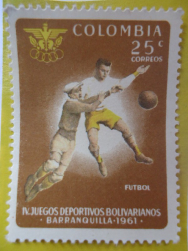 Futbol- IV Juegos Deportivos Bolivarianos-Barranquilla -1961
